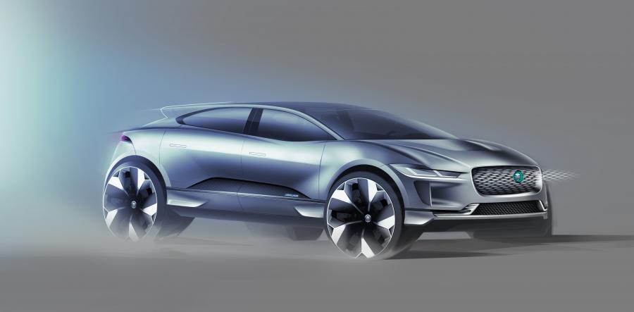 Эскиз Jaguar I-Pace EV400 AWD HSE 2018 года  (WW) (фото 64 из 114)